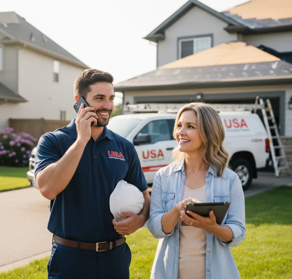 USA Roof Repair Experts customer support in South New Berlin